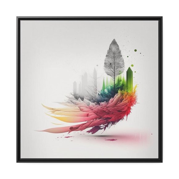 Wall art for hotel,wall art for living room,wall art, Matte Canvas, Black Frame - Picture 6 of 9